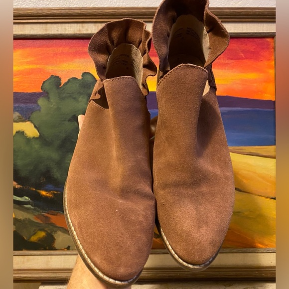 Anthropologie Seychelles yummy brown 100% leather booties - Picture 2 of 13